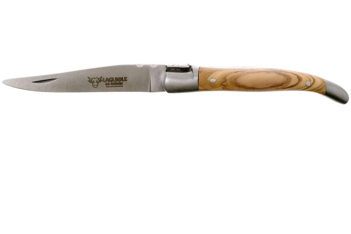 Laguiole En Aubrac Taschenmesser 7 Cm Olivenholz, L0207OLI-SSB1 1 Laguiole En Aubrac Taschenmesser 7 Cm Olivenholz, L0207OLI-SSB1