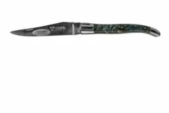 Laguiole En Aubrac Blue Poplar Burl L0212LBPIFSJ1 Pappelholz, Poliert, Laguiole-Taschenmesser, 12 Cm