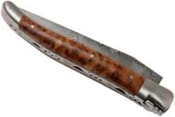 Laguiole En Aubrac 12 Cm Balbach Damast, Thuya Wood L0212THI/FDBB1 Laguiolemesser -Böker || Spyderco || Cold Steel Verkaufsgeschäft AUL0212THI FDBB1 04 laguiole en aubrac