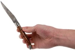 Laguiole En Aubrac 12 Cm Balbach Damast, Thuya Wood L0212THI/FDBB1 Laguiolemesser -Böker || Spyderco || Cold Steel Verkaufsgeschäft AUL0212THI FDBB1 08 laguiole en aubrac