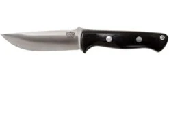 Bark River Bravo 1 LT CPM 3V, Schwarzes Canvas Micarta, Braune Scheide