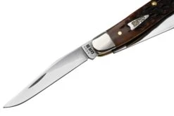 Case Medium Stockman Brown Bone, Peach Seed Jig, 42651, 6318 SS Taschenmesser -Böker || Spyderco || Cold Steel Verkaufsgeschäft CE42651 03 case