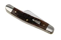 Case Medium Stockman Brown Bone, Peach Seed Jig, 42651, 6318 SS Taschenmesser -Böker || Spyderco || Cold Steel Verkaufsgeschäft CE42651 06 case