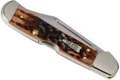 Case Mini Copperlock Brown Bone, Peach Seed Jig, 42655, 61749L Rostfrei, Taschenmesser -Böker || Spyderco || Cold Steel Verkaufsgeschäft CE42655 06 case