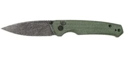 Civivi Altus C20076-DS1 Damascus, Grünes Micarta Taschenmesser