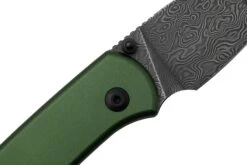 Civivi Qubit C22030E-DS1 Damascus Green Aluminium, Taschenmesser -Böker || Spyderco || Cold Steel Verkaufsgeschäft CIC22030E DS1 05 civivi