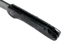 Civivi Elementum C907C-DS2 Damascus, Shredded Silber Carbonfaser Taschenmesser -Böker || Spyderco || Cold Steel Verkaufsgeschäft CIC907C DS2 07 civivi