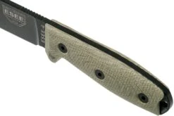 ESEE Model 4 Schwarze Klinge 3D Grünes Canvas Micarta Survivalmesser 4PB-017 Schwarze Scheide + Gürtelclip -Böker || Spyderco || Cold Steel Verkaufsgeschäft EE 4PB 017 05 esee knives