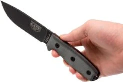 ESEE Model 4 Schwarze Klinge, Grauer Handgriff 4P-MB Inkl. Coyote Scheide + Clip Und MOLLE-back -Böker || Spyderco || Cold Steel Verkaufsgeschäft EE ESEE 4P MB 06 esee knives ee esee 4p mb 06