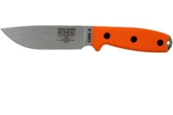 ESEE Model 4 Plain Edge S35VN, Orangefarbener G10 Handgriff 4P35V-OR Mit Scheide + Clip