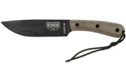 ESEE Knives Model 6HM Modifizierter Handgriff, Lederscheide