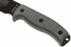 ESEE Model 6 Schwarze Klinge, Grauer Handgriff 6P-KO Survivalmesser Ohne Scheide -Böker || Spyderco || Cold Steel Verkaufsgeschäft EE ESEE 6P KO 03 esee knives model 6 ee esee 6p ko d3
