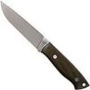 Brisa Trapper 115 Grünes Canvas Micarta Elmax Flat 2066 Bushcraftmesser