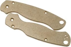 Flytanium Spyderco Paramilitary 2 Scales, Messing
