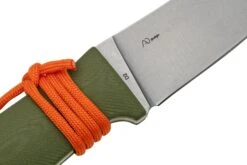 Black Fox Vesuvius Stonewashed D2 Blade, OD Green G10 Feststehendes Messer -Böker || Spyderco || Cold Steel Verkaufsgeschäft FOBF 710D2OD 05 blackfox