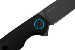 Black Fox Argus BF-760 Blackwashed D2 Black G10 Griff, Taschenmesser -Böker || Spyderco || Cold Steel Verkaufsgeschäft FOBF 760 05 blackfox