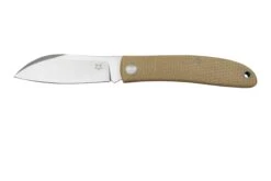 Fox Knives Livri, M390, Natural Jute Micarta, 273MI Taschenmesser