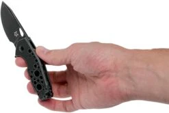 Fox Suru Alu Black FX-526ALB Taschenmesser, Jesper Voxnaes Design -Böker || Spyderco || Cold Steel Verkaufsgeschäft FOFX 526ALB 08 fox knives