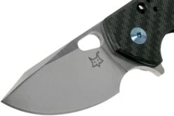 FFox Suru FX-526CFBL Blue, Carbon Fiber Taschenmesser, Jesper Voxnaes Design -Böker || Spyderco || Cold Steel Verkaufsgeschäft FOFX 526CFBL 03 fox knives