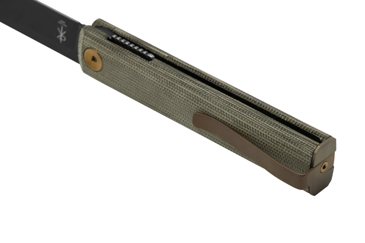 Fox Knives Chnops, FX-543MI, OD Green Micarta, M390 Taschenmesser, Knivesandtools Exclusive 4 Fox Knives Chnops, FX-543MI, OD Green Micarta, M390 Taschenmesser, Knivesandtools Exclusive – Bild 4