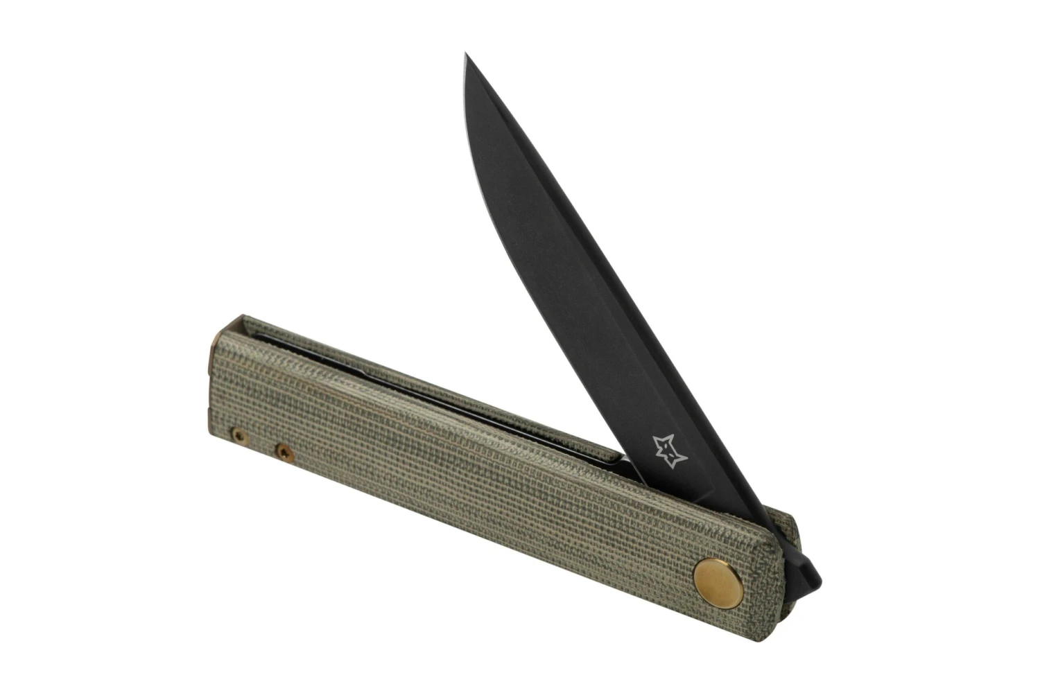 Fox Knives Chnops, FX-543MI, OD Green Micarta, M390 Taschenmesser, Knivesandtools Exclusive 6 Fox Knives Chnops, FX-543MI, OD Green Micarta, M390 Taschenmesser, Knivesandtools Exclusive – Bild 6