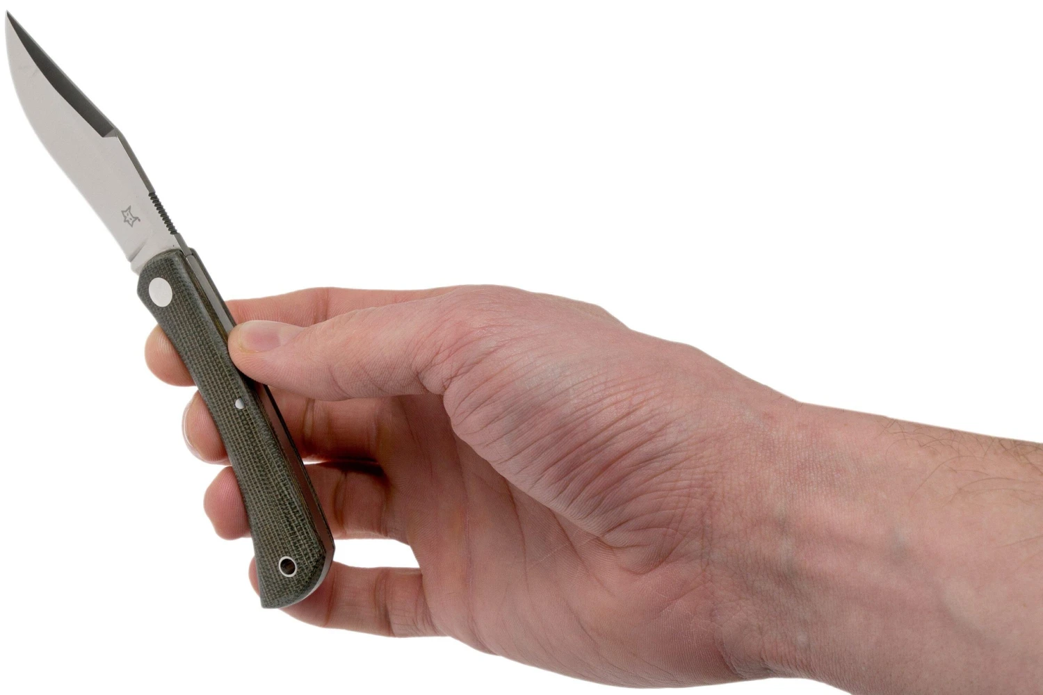 Fox Knives Libar FX-582 Green Canvas Micarta Slipjoint Taschenmesser 8 Fox Knives Libar FX-582 Green Canvas Micarta Slipjoint Taschenmesser – Bild 8