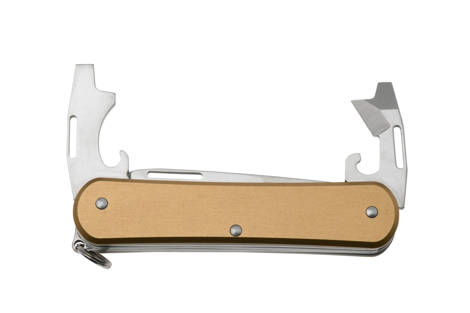 Fox Vulpis KA-VP130-S4BR, 4 Tools, Aluminium Bronze, Taschenmesser, Knivesandtools Exclusive 5 Fox Vulpis KA-VP130-S4BR, 4 Tools, Aluminium Bronze, Taschenmesser, Knivesandtools Exclusive – Bild 5