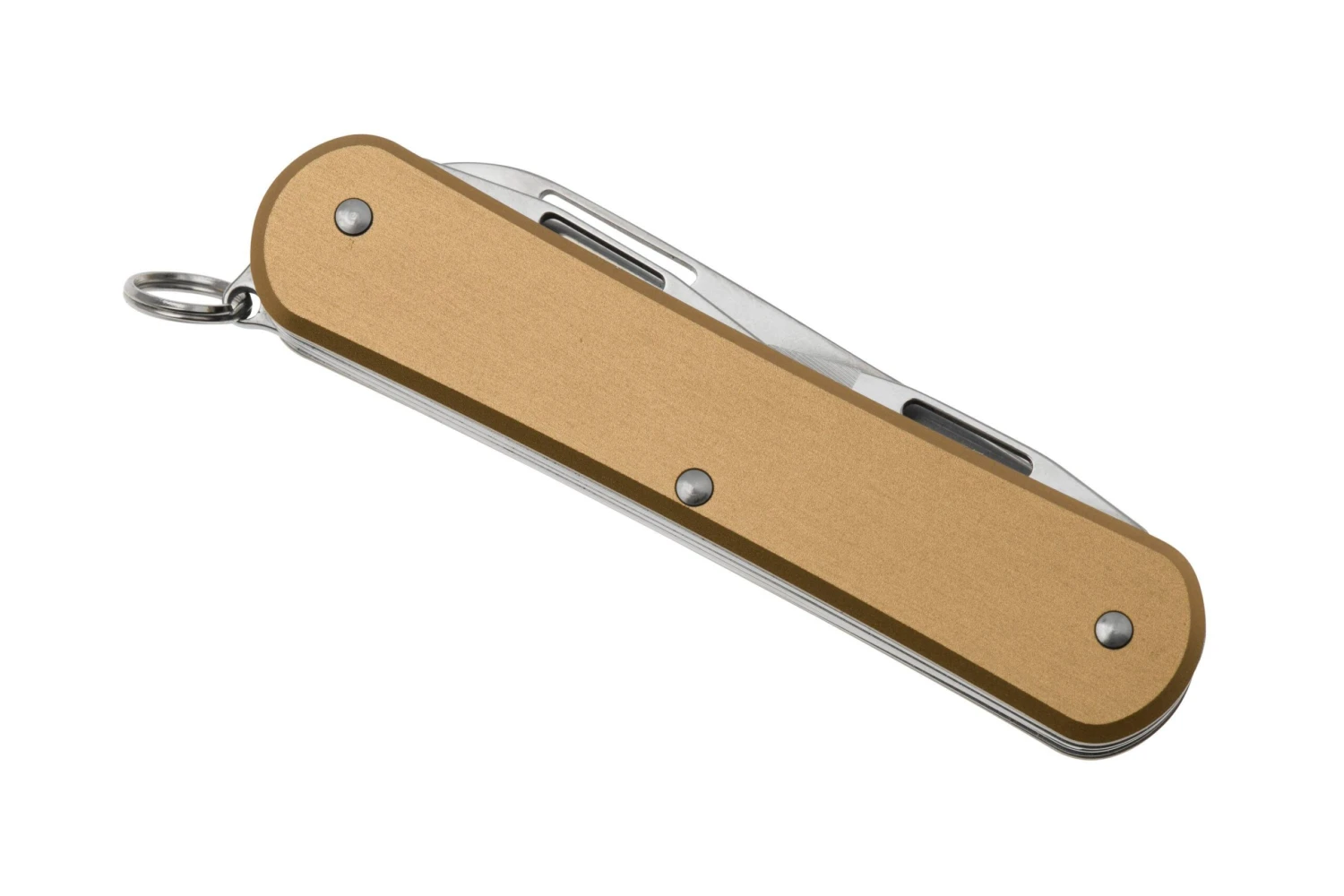 Fox Vulpis KA-VP130-S4BR, 4 Tools, Aluminium Bronze, Taschenmesser, Knivesandtools Exclusive 6 Fox Vulpis KA-VP130-S4BR, 4 Tools, Aluminium Bronze, Taschenmesser, Knivesandtools Exclusive – Bild 6