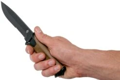 Gerber Strongarm Fixed Blade Coyote Brown SE 30-001059 Feststehendes Messer -Böker || Spyderco || Cold Steel Verkaufsgeschäft GE30 001059 06 gerber