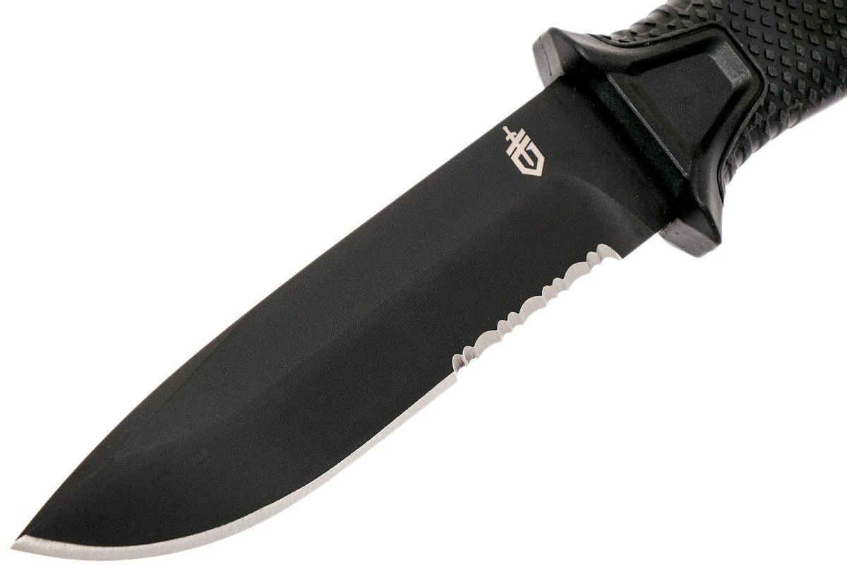 Gerber Strongarm Fixed Blade Black SE 30-001060N Teilweise Gezackte Klinge 3 Gerber Strongarm Fixed Blade Black SE 30-001060N Teilweise Gezackte Klinge – Bild 3