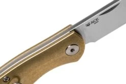 GiantMouse ACE Farley Messing, Satin-Taschenmesser, Ansø En Voxnaes Design -Böker || Spyderco || Cold Steel Verkaufsgeschäft GM FL B 06 giantmouse