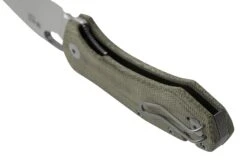 GiantMouse ACE Atelier, Elmax, Green Canvas Micarta Taschenmesser -Böker || Spyderco || Cold Steel Verkaufsgeschäft GMATELIER GRN CANVAS 04 giantmouse