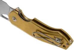 GiantMouse ACE Biblio Messing-Taschenmesser, Ansø En Voxnaes Design -Böker || Spyderco || Cold Steel Verkaufsgeschäft GMBIBLIO BRASS 05 giantmouse