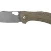 GiantMouse ACE Grand, Green Canvas Micarta Taschenmesser