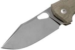 GiantMouse ACE Grand, Green Canvas Micarta Taschenmesser -Böker || Spyderco || Cold Steel Verkaufsgeschäft GMGRAND GRN MICARTA 03 giantmouse