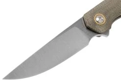 GiantMouse ACE Sonoma V2 Green Canvas Micarta, Brass, Satin Taschenmesser, Ansø & Voxnaes Design -Böker || Spyderco || Cold Steel Verkaufsgeschäft GMSONOMA V2 GRNM 03 giantmouse