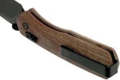 The James Brand The Carter, Tan Micarta, Black Taschenmesser KN108140-00 -Böker || Spyderco || Cold Steel Verkaufsgeschäft JAKCT108140 05 the james brand