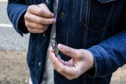 The James Brand Halifax, Black, Schlüsselanhänger -Böker || Spyderco || Cold Steel Verkaufsgeschäft JAKHALIFAXBK 05 the james brand