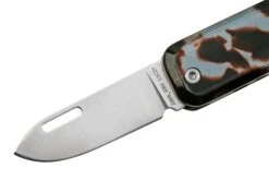 The James Brand The Elko KN117200-00 Blue Steel Tortoise Acetate, Stainless Steel, Taschenmesser -Böker || Spyderco || Cold Steel Verkaufsgeschäft JAKKN117200 00 03 jamesbrand