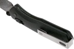 The James Brand The Carter, Black G10, Damascus Taschenmesser KN108147-00 -Böker || Spyderco || Cold Steel Verkaufsgeschäft JAKN108147 00 05 the james brand