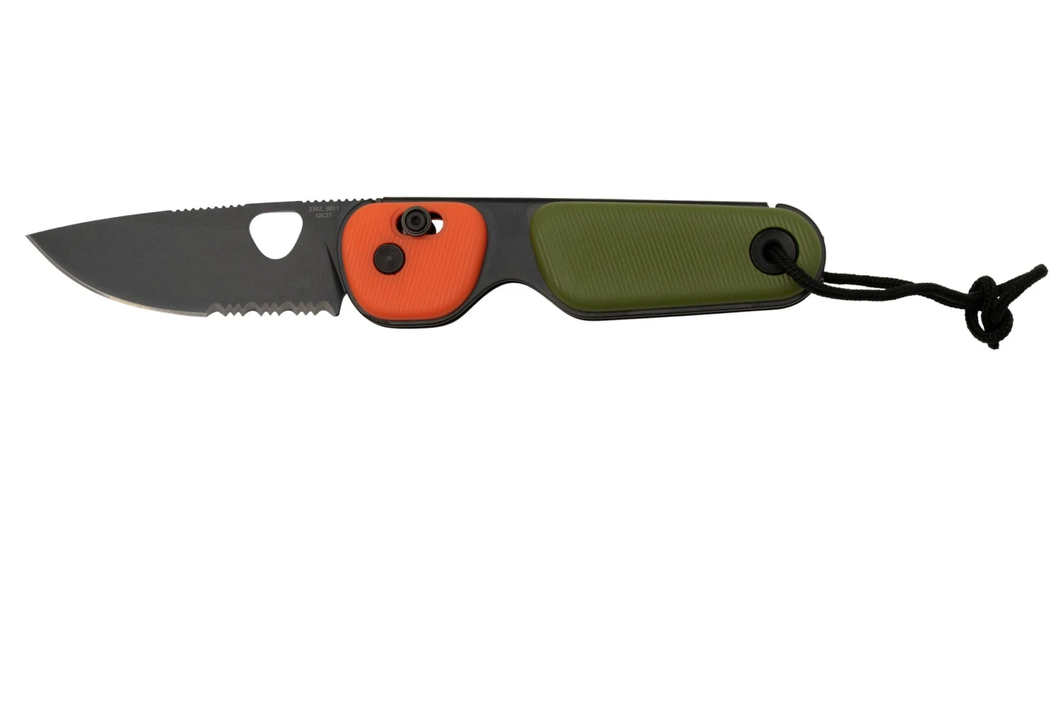 The James Brand The Redstone, OD Green + Orange PP, Black, Serrated, KN118197-01, Taschenmesser 1 The James Brand The Redstone, OD Green + Orange PP, Black, Serrated, KN118197-01, Taschenmesser