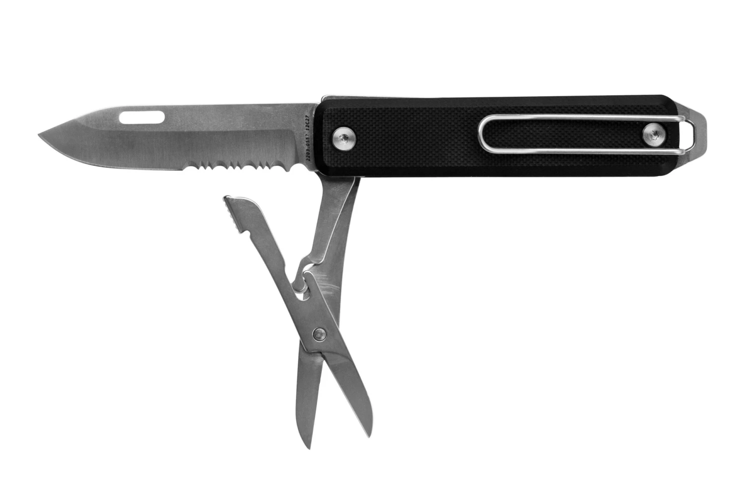 The James Brand The Ellis Scissors Serrated Black G10 Stainless KN119101-01 Taschenmesser 2 The James Brand The Ellis Scissors Serrated Black G10 Stainless KN119101-01 Taschenmesser – Bild 2