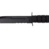 KA-BAR USMC 1214 Teilwellenschliff, Kraton, Kydexscheide