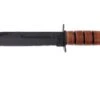 KA-BAR USMC 5017 Plain Edge, Leder, Kunststoffholster