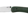 KNAFS Lander, KNAFS-00156, 14C28N, Contoured Green Canvas Micarta, Taschenmesser
