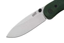 KNAFS Lander, KNAFS-00156, 14C28N, Contoured Green Canvas Micarta, Taschenmesser -Böker || Spyderco || Cold Steel Verkaufsgeschäft KN KNAFS 00156 03 knafs