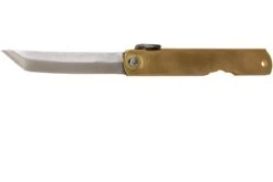 Higonokami Taschenmesser 7,7 Cm HIGO12BR, White Paper Steel, Tanto