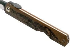 Higonokami Taschenmesser 7,3 Cm HIGOC2B, Blue Paper Steel, Brown Black Glitter -Böker || Spyderco || Cold Steel Verkaufsgeschäft KT HIGOC2B 06 higonokami