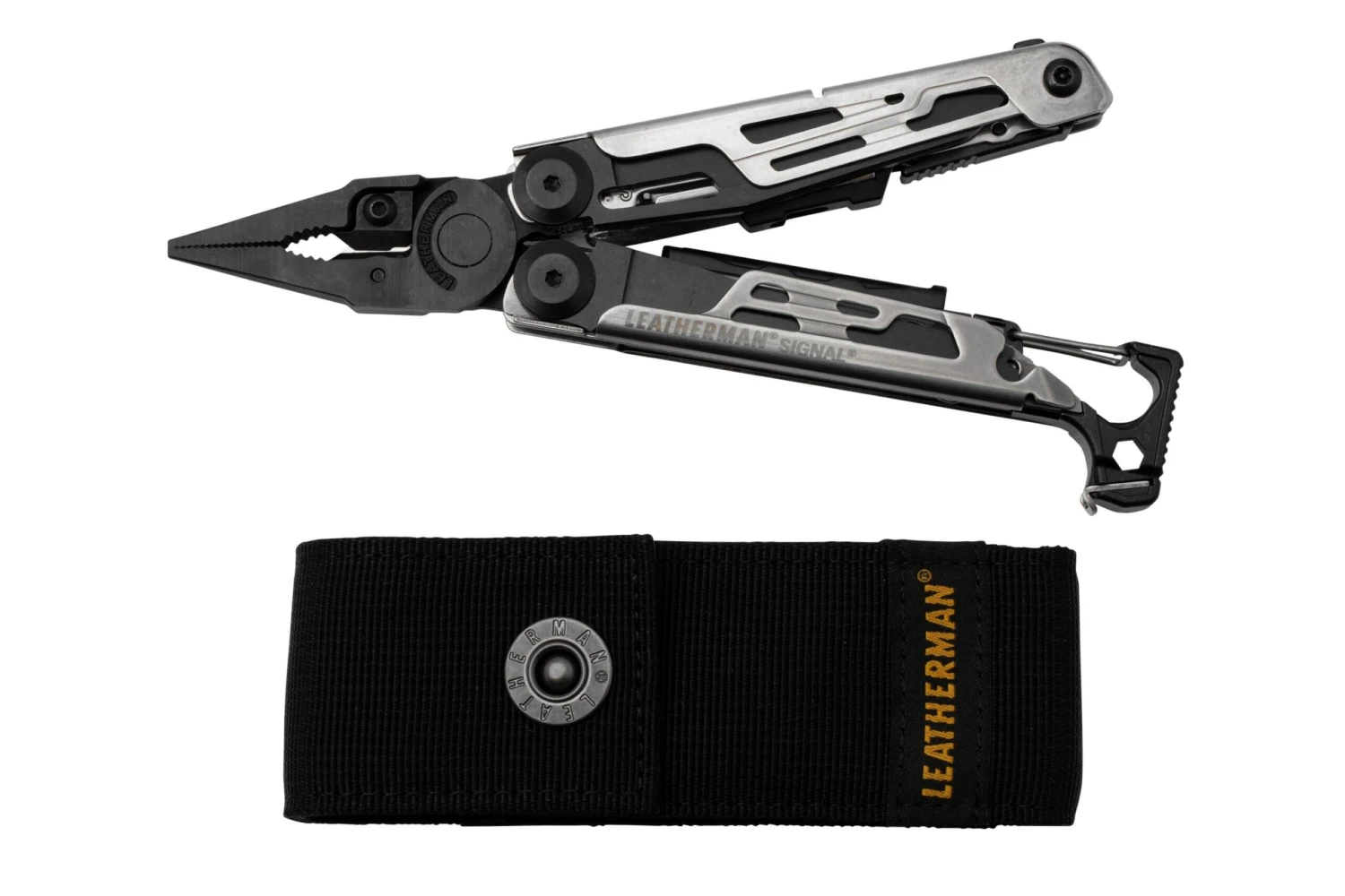Leatherman Signal Black & Silver Survival Multitool, Etui Aus Nylon, Limited Edition 1 Leatherman Signal Black & Silver Survival Multitool, Etui Aus Nylon, Limited Edition