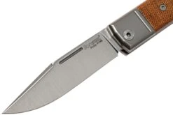 LionSteel BestMan BM1 CVN Natural Canvas Micarta Slipjoint Taschenmesser -Böker || Spyderco || Cold Steel Verkaufsgeschäft LI BM1 CVN 03 lionsteel